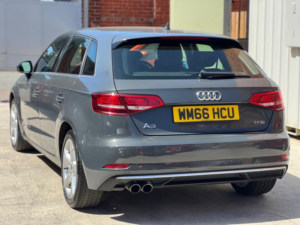 2016 Audi A3 1.4 Tfsi Cod Sport Sportback Euro 6 (s/s) 5dr in Grey — image 4