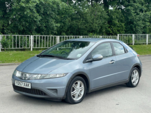 2007 Honda Civic 1.4 I-Dsi Se 5dr in Blue — image 3