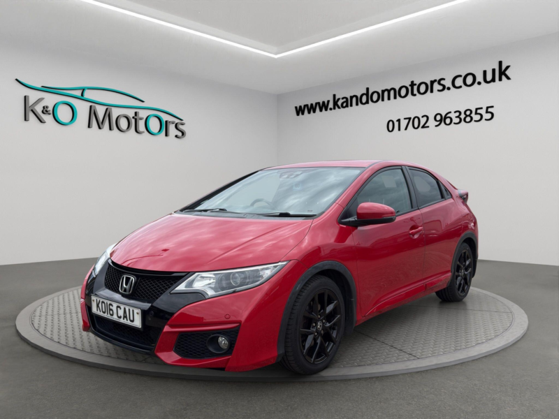 2016 Honda Civic 1.8 I-Vtec Sport (navi) Euro 6 (s/s) 5dr in Red — image 1