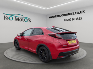 2016 Honda Civic 1.8 I-Vtec Sport (navi) Euro 6 (s/s) 5dr in Red — image 4