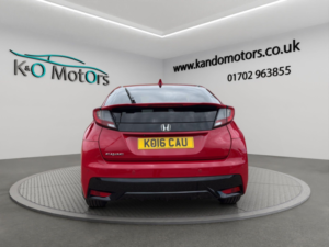 2016 Honda Civic 1.8 I-Vtec Sport (navi) Euro 6 (s/s) 5dr in Red — image 5
