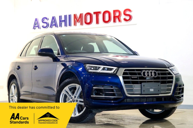 2018 Audi Q5 2.0 Tfsi S Line S Tronic Quattro Euro 6 (s/s) 5dr in Blue — image 1