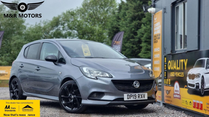 2019 Vauxhall Corsa 1.4i Ecotec Sri Vx Line Nav Black Euro 6 5dr in Grey — image 1