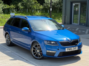 2016 Skoda Octavia 2.0 Tdi Vrs DSG Euro 6 (s/s) 5dr (snav) in Blue — image 5