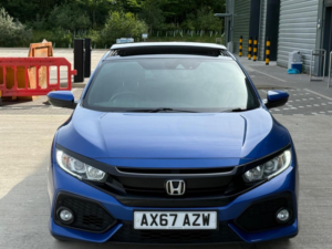 2018 Honda Civic 1.0 Vtec Turbo Ex Euro 6 (s/s) 5dr in Blue — image 6
