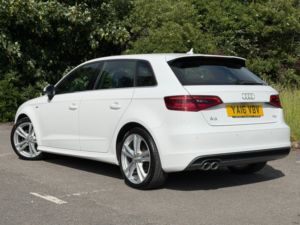 2016 Audi A3 2.0 Tdi S Line Sportback 5dr Diesel Manual Euro 6 (s/s) (nav) (150 Ps) in White — image 3