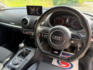 2016 Audi A3 2.0 Tdi S Line Sportback 5dr Diesel Manual Euro 6 (s/s) (nav) (150 Ps) in White — image 5