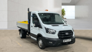 2025 Ford Transit 350 Single Cab Tipper Trend L2h1 Ecoblue in White — image 3