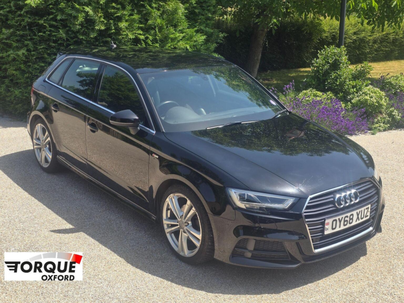 2018 Audi A3 1.5 Tfsi Cod 35 S Line Sportback Euro 6 (s/s) 5dr in Black — image 1