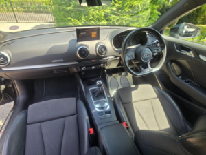 2018 Audi A3 1.5 Tfsi Cod 35 S Line Sportback Euro 6 (s/s) 5dr in Black — image 2