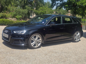 2018 Audi A3 1.5 Tfsi Cod 35 S Line Sportback Euro 6 (s/s) 5dr in Black — image 3
