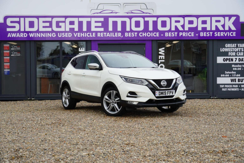 2019 Nissan Qashqai 1.3 Dig-T N-Motion Euro 6 (s/s) 5dr in White — image 1