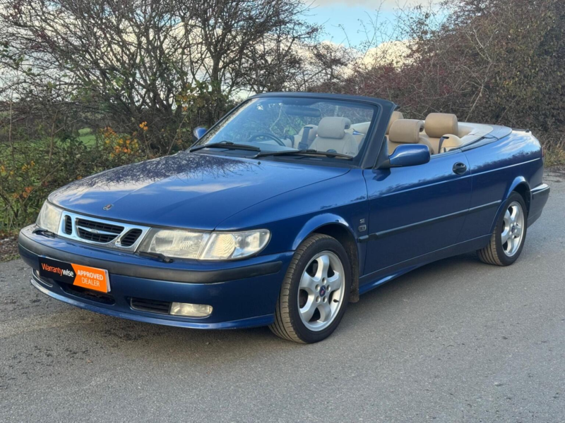 2001 Saab 9-3 2.0t Se 2dr in Blue — image 1