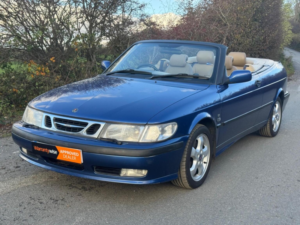 2001 Saab 9-3 2.0t Se 2dr in Blue — image 3