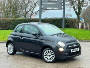2009 Fiat 500 1.2 Pop Euro 5 (s/s) 3dr in Black — image 2