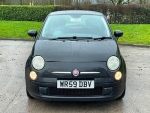 2009 Fiat 500 1.2 Pop Euro 5 (s/s) 3dr in Black — image 3