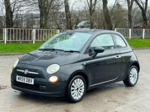 2009 Fiat 500 1.2 Pop Euro 5 (s/s) 3dr in Black — image 4