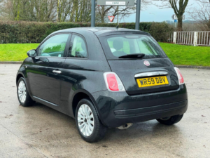 2009 Fiat 500 1.2 Pop Euro 5 (s/s) 3dr in Black — image 6