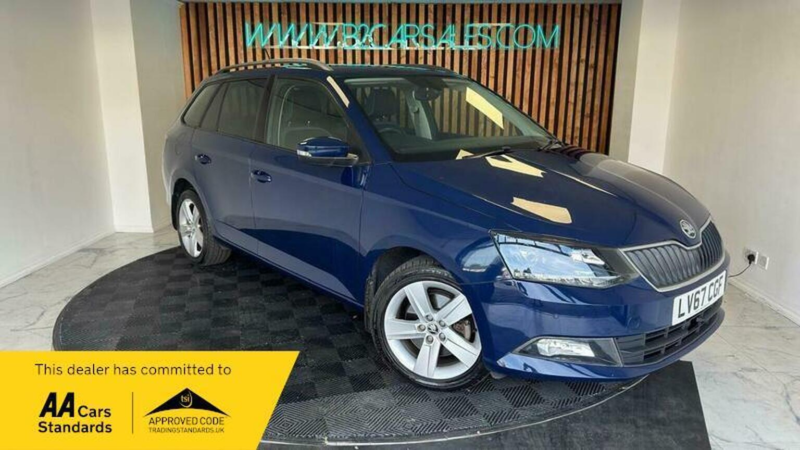 2017 Skoda Fabia 1.0 Tsi Se L DSG Euro 6 (s/s) 5dr in Blue — image 1