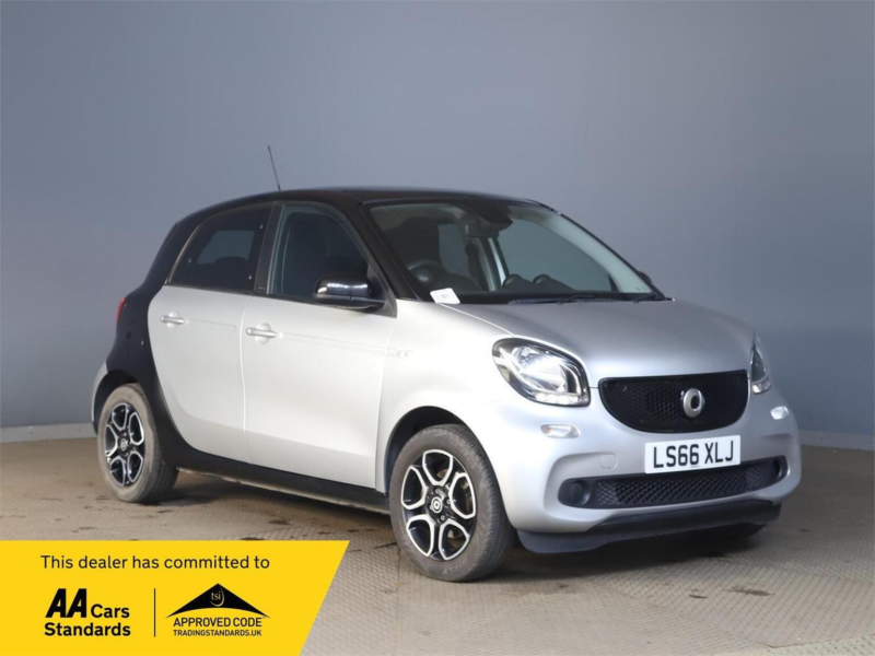 2016 Smart Forfour 1.0 Prime (premium) Euro 6 (s/s) 5dr in Silver — image 1