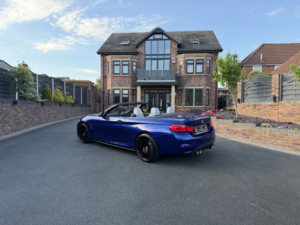 2017 BMW M4 3.0 M4 Convertible Competition Package in Blue — image 2