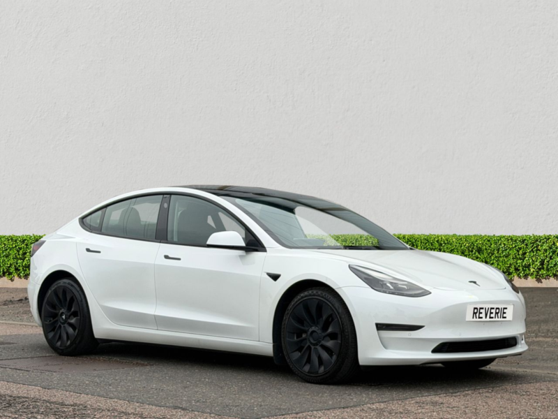 2021 Tesla Model 3 (dual Motor) Long Range Saloon 4dr Electric Auto 4wde (346 Ps) in White — image 1