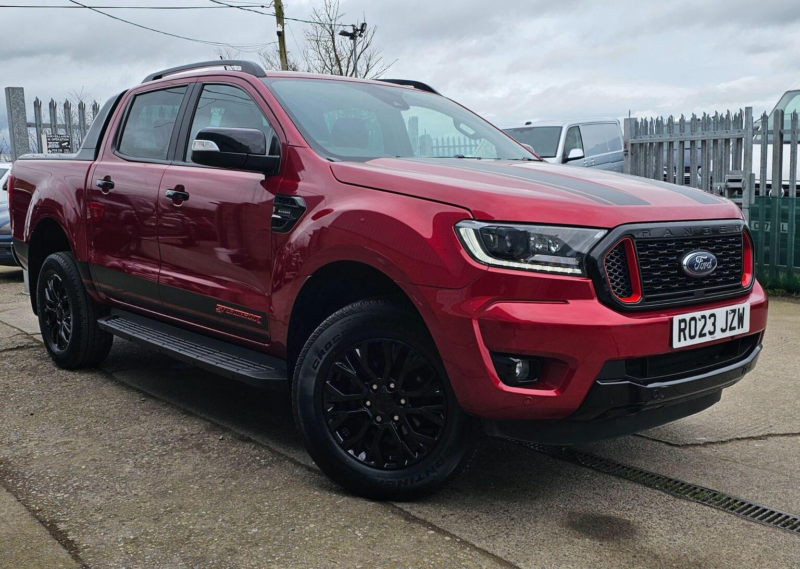 2023 Ford Ranger 2.0 Ecoblue Stormtrak Auto 4WD Euro 6 (s/s) 4dr in Red — image 1
