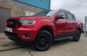 2023 Ford Ranger 2.0 Ecoblue Stormtrak Auto 4WD Euro 6 (s/s) 4dr in Red — image 3