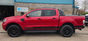 2023 Ford Ranger 2.0 Ecoblue Stormtrak Auto 4WD Euro 6 (s/s) 4dr in Red — image 4