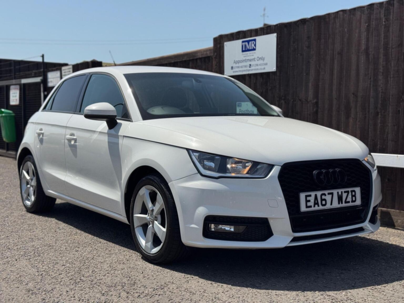 2017 Audi A1 1.0 Tfsi Sport Sportback Euro 6 (s/s) 5dr in White — image 1