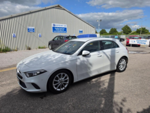 2020 Mercedes-Benz A Class 1.3 A180 Sport (executive) 7g-Dct Euro 6 (s/s) 5dr in White — image 3