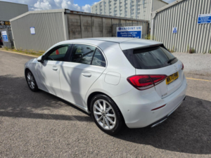 2020 Mercedes-Benz A Class 1.3 A180 Sport (executive) 7g-Dct Euro 6 (s/s) 5dr in White — image 4