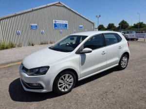 2015 Volkswagen Polo 1.2 Tsi Bluemotion Tech Se DSG Euro 6 (s/s) 5dr in White — image 3