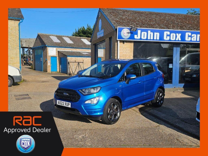 2022 Ford Ecosport 1.0t Ecoboost St-Line Euro 6 (s/s) 5dr in Blue — image 1