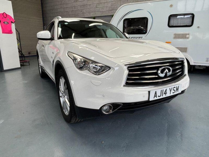 2014 Infiniti Qx70 3.0d V6 Gt Auto 4WD Euro 5 5dr in White — image 1