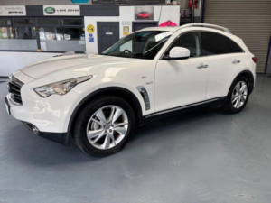 2014 Infiniti Qx70 3.0d V6 Gt Auto 4WD Euro 5 5dr in White — image 3