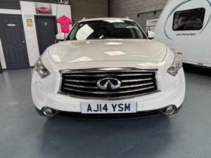 2014 Infiniti Qx70 3.0d V6 Gt Auto 4WD Euro 5 5dr in White — image 4