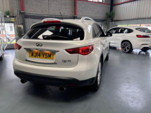 2014 Infiniti Qx70 3.0d V6 Gt Auto 4WD Euro 5 5dr in White — image 5