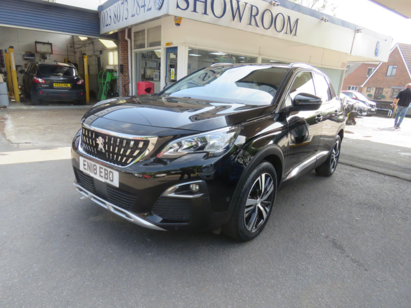 2018 Peugeot 3008 1.2 Puretech Allure Euro 6 (s/s) 5dr in Black — image 1