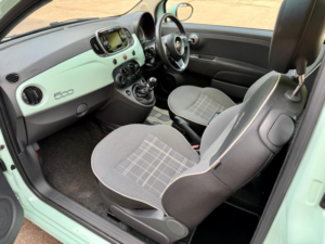 2017 Fiat 500 1.2 Lounge Euro 6 (s/s) 3dr in Green — image 6