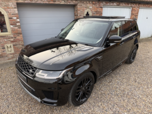 2021 Land Rover Range Rover Sport 3.0 D300 Mhev Hse Silver in Black — image 2