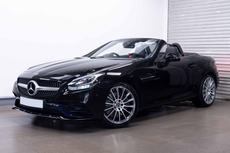 2018 Mercedes-Benz Slc 2.0 Slc300 Amg Line G-Tronic Euro 6 (s/s) 2dr in Black — image 1