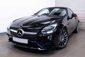 2018 Mercedes-Benz Slc 2.0 Slc300 Amg Line G-Tronic Euro 6 (s/s) 2dr in Black — image 6