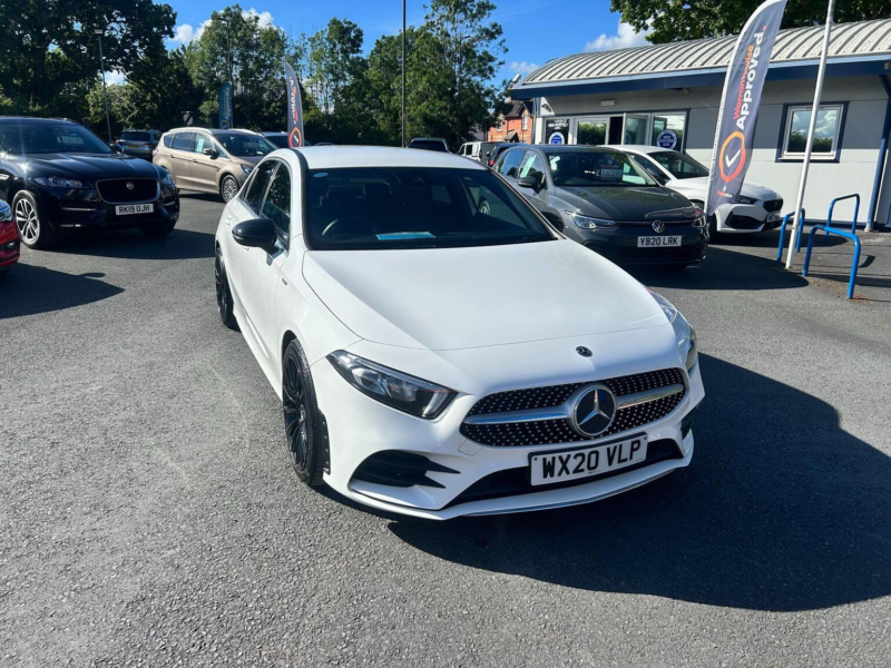 2020 Mercedes-Benz A Class 1.3 A180 Amg Line 7g-Dct Euro 6 (s/s) 4dr in White — image 1