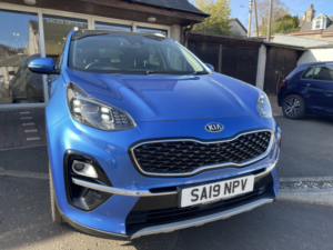 2019 Kia Sportage 1.6 T-Gdi 4 in Blue — image 3