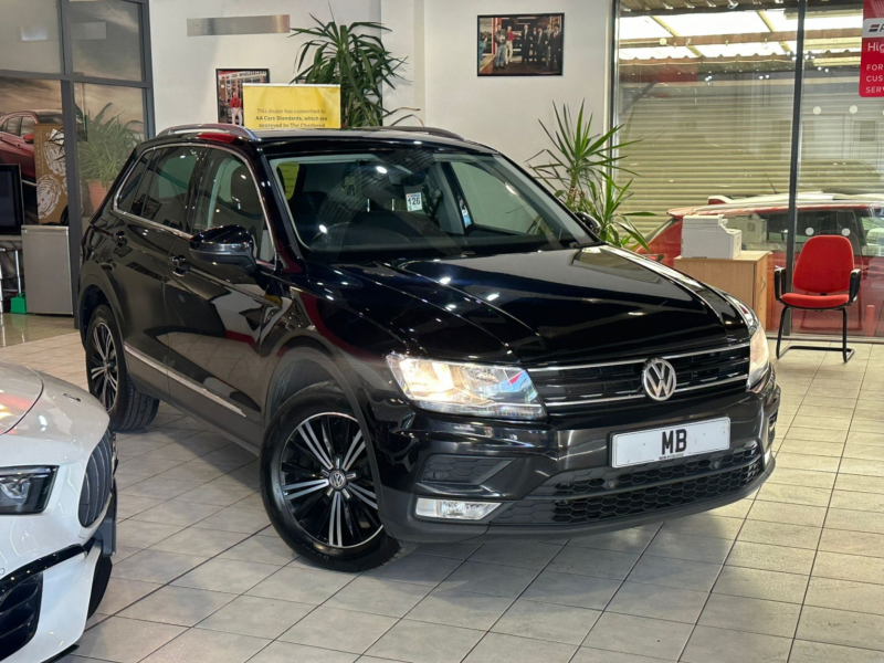 2016 Volkswagen Tiguan 2.0 Tdi Bluemotion Tech Se Navigation in Black — image 1