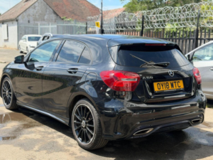 2018 Mercedes-Benz A Class 1.6 A160 Amg Line (premium) 7g-Dct Euro 6 (s/s) 5dr in Black — image 4