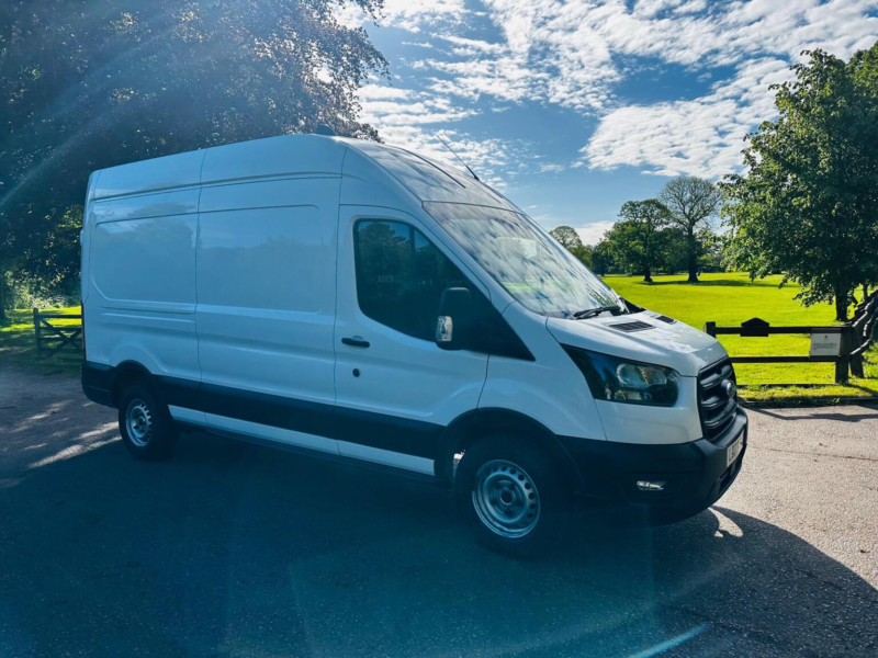 2023 Ford Transit 2.0 350 Ecoblue Leader Fwd L3 H3 Euro 6 (s/s) 5dr in White — image 1