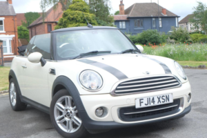 2014 MINI Convertible 1.6 Cooper Euro 6 (s/s) 2dr in White — image 3