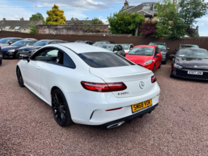 2018 Mercedes-Benz E Class 2.0 E220d Amg Line G-Tronic+ Euro 6 (s/s) 2dr in White — image 4